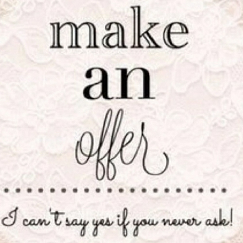 Reasonable offers accepted
